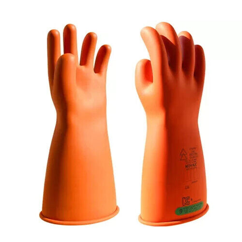 Novax Electrical Insulating Safety Gloves 1000V Class 0 (36 cm/14 Inch)