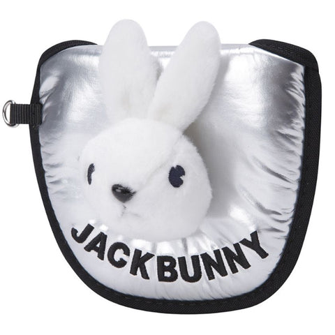 Pearly Gates PG Jack Bunny Mallet Putter Head Cover Golf Club Headcover (White)