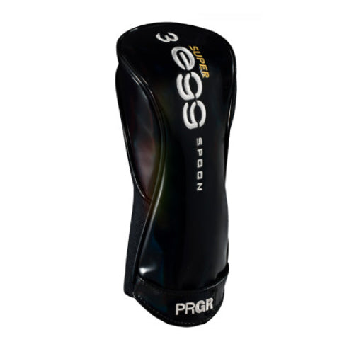 PRGR Pro Gear 19 Super Egg (Black) Driver/Fairway Wood Head Cover Golf Club Headcover