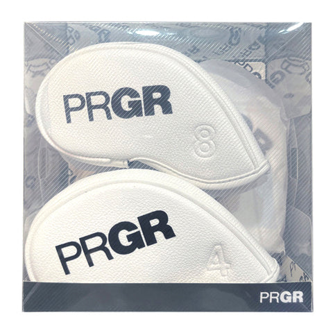 PRGR Pro Gear 9 Pcs Iron Head Cover 4-9/Sw/Aw/Pw Magnetic Closure Headcover