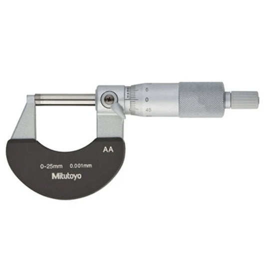 Mitutoyo 102-313 Outside Micrometer 25-50mm 0.001mm Friction Thimble