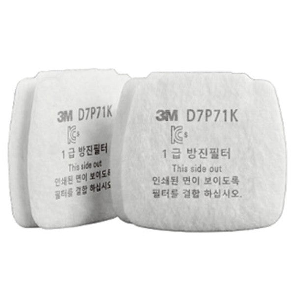 (10 ea) 3M D7P71K Particulate Prefilters For FF-800 HF-800 Series