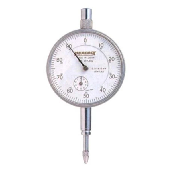 Peacock 107-HG Dial Indicator Gauge Range 10mm Graduation 0.01mm