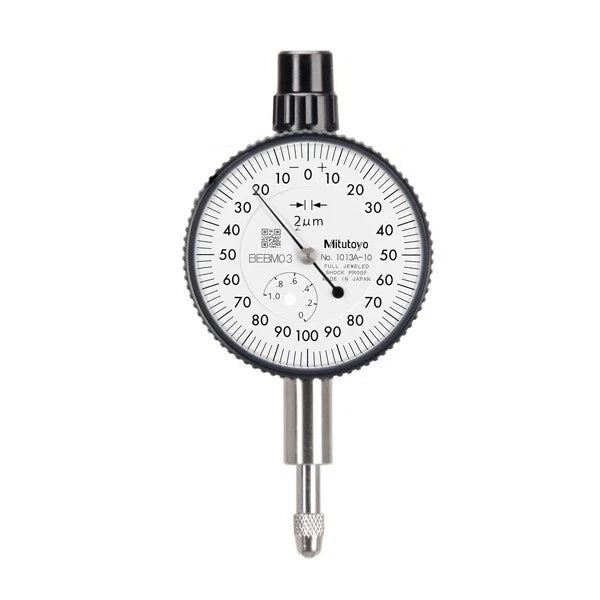 Mitutoyo 1013A-10 Lug Back Dial Indicator Jeweled Bearing 0-1mm