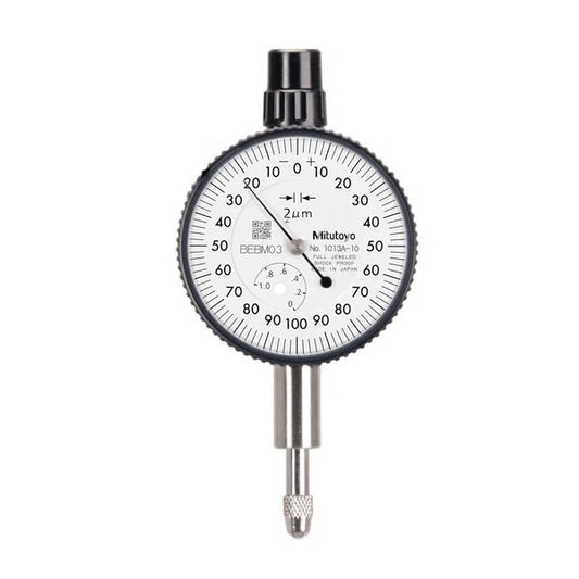 Mitutoyo 1013A-10 Lug Back Dial Indicator Jeweled Bearing 0-1mm