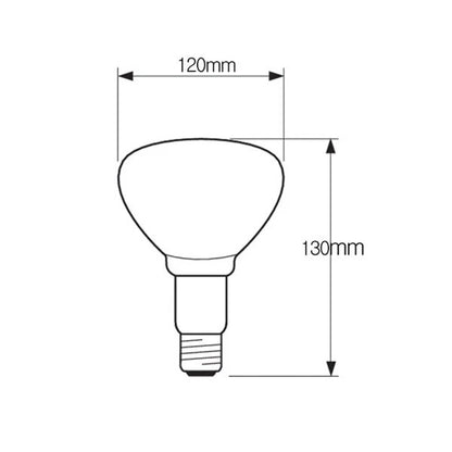 Philips PAR38E Infrared Lamp Healthcare Bulb E27 150W 230V PAR38