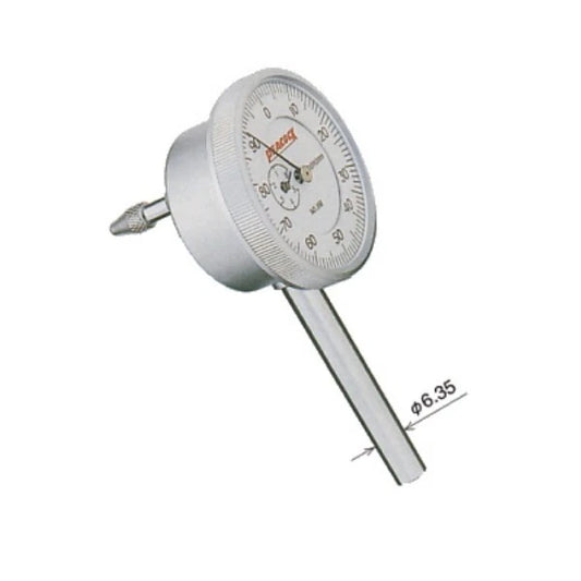 Peacock 196-A Back Plunger Dial Gauge Range 5mm Graduation 0.01mm 196A