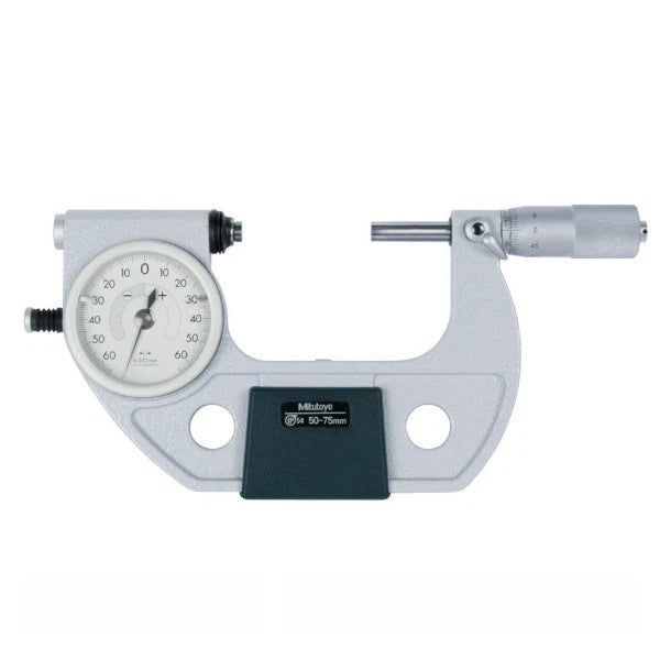 Mitutoyo 510-123 Indicating Micrometer Screw Gauge with Dial 50-75mm