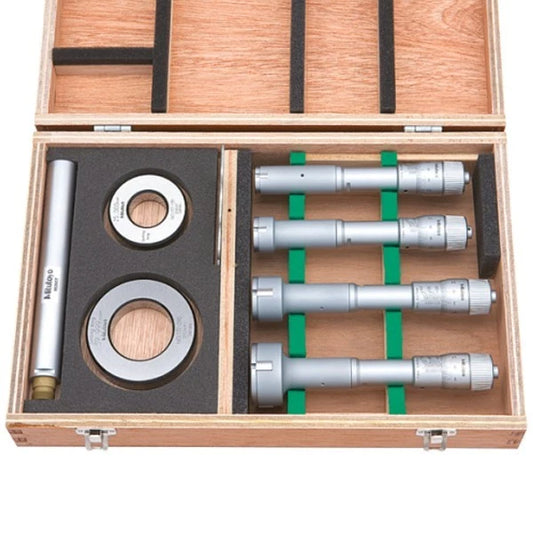Mitutoyo 368-992 3-Point Internal Micrometer Holtest Set 20-50mm