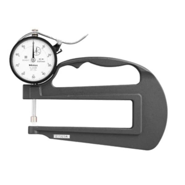 Mitutoyo 7323A Flat Anvil Dial Thickness Gage 0-20mm 0.01mm