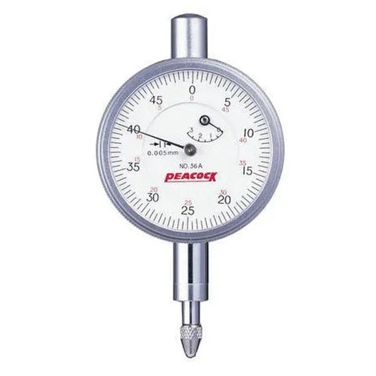 Peacock 36-A Dial Indicator Gauge Range 3mm Graduation 0.005mm 36A