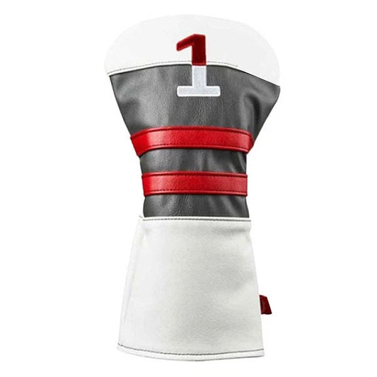 Callaway Simple Vintage Design Golf Driver Head Cover Club Headcover (White)