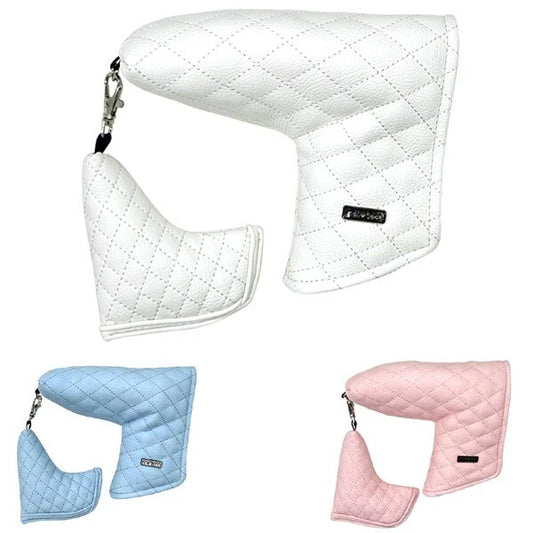 Venus Diamond Quilting Blade Putter Head Cover Golf Club Magnetic Headcover
