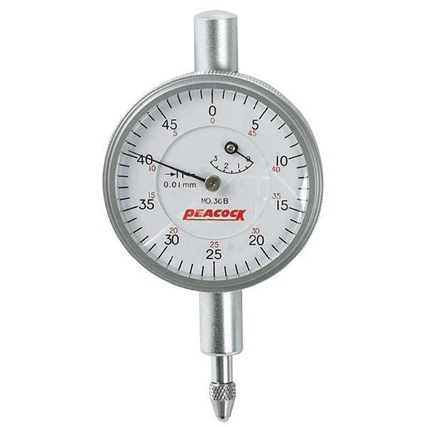 Peacock 36-B Dial Indicator Gauge Range 3mm Graduation 0.01mm 36B
