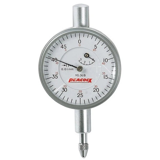 Peacock 36-B Dial Indicator Gauge Range 3mm Graduation 0.01mm 36B