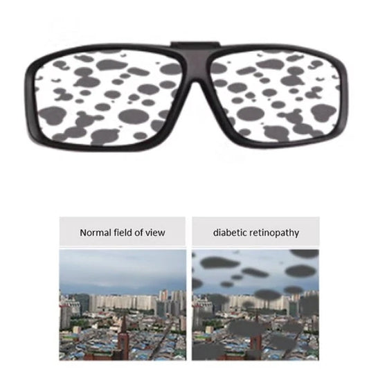 Senior Old Aged Eye Diseases Simulator (Diabetic Retinopathy)