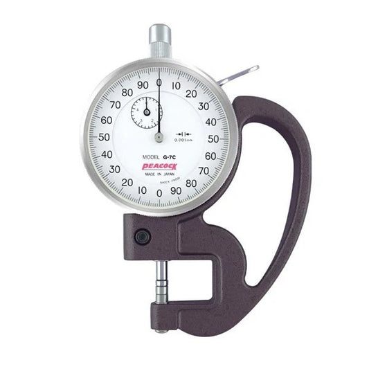 Peacock G-7C Dial Thickness Gauge Graduation 0.001mm Range 0-5mm G7C