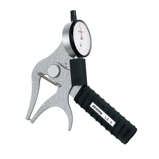 Peacock LA-6-PE Dial Caliper Gauge Graduation 0.01mm Range 0-10mm Depth 60mm