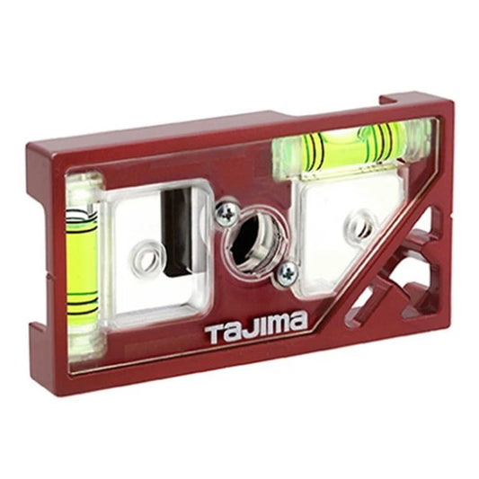Tajima SFDKL-C93R Removable Level Includes Magnet 2-Bubble Tubes (Red)