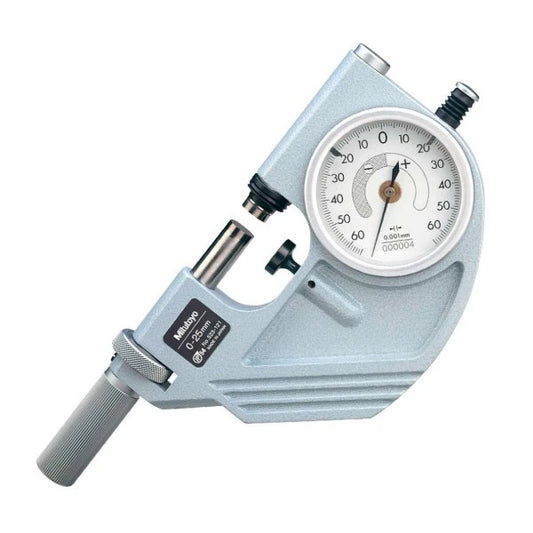 Mitutoyo 523-121 Dial Snap Meter Lever Micrometer Gauge 0-25mm Range 0.001mm