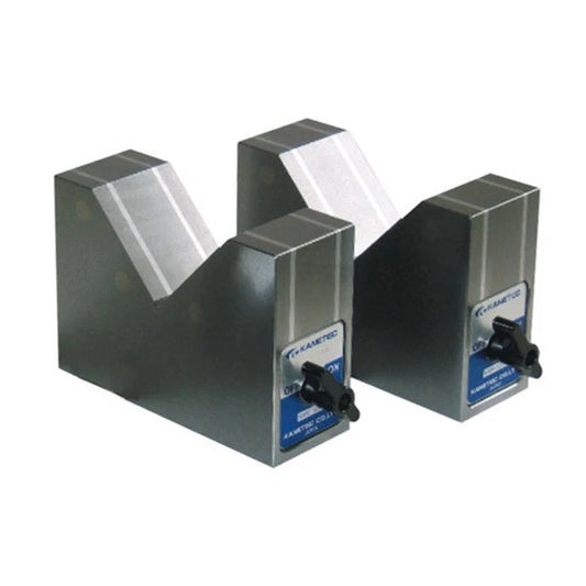 Kanetec KMV-125D Magnetic V-Blocks (Two Blocks Make One Set)