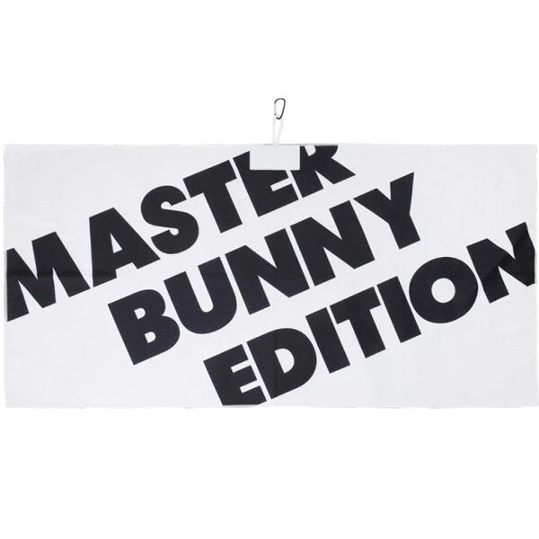 Master Bunny Edition Golf Towel 100% Microfiber Travel Player Towel (White)