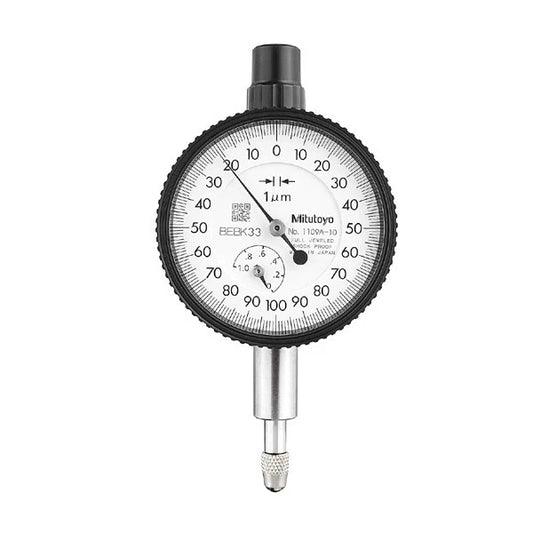 Mitutoyo 1109A-10 Lug Back Dial Indicator Jeweled Bearing 0-1mm