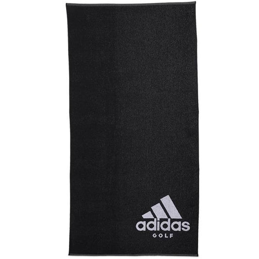 Adidas Players Golf Towel Premium Cotton 100% Large Multi-Use Towels (Black)