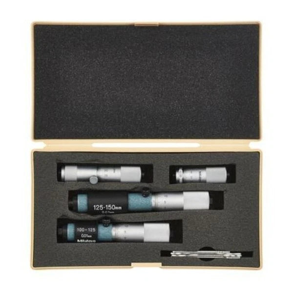 Mitutoyo 133-901 Mitutoyo Tubular Inside Micrometer Set (4 Pcs) Metric