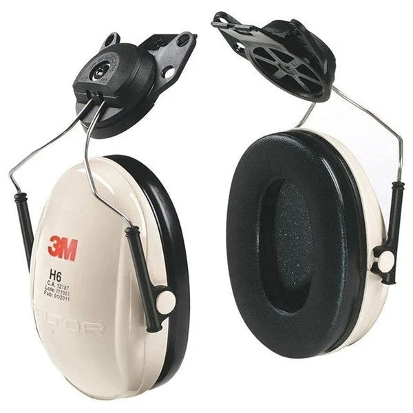 3M Optime H6P3E Earmuff Ear Muffs NRR 21dB For Hard Hat