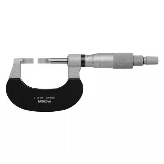 Mitutoyo 122-111-10 Micrometer Gauge Carbide Knife Jaws 0-25mm 0.4mm Knife Edge