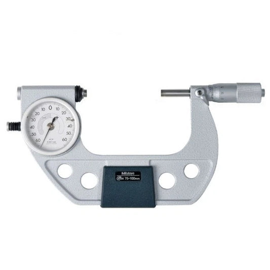 Mitutoyo 510-124 Indicating Micrometer Screw Gauge with Dial 75-100mm