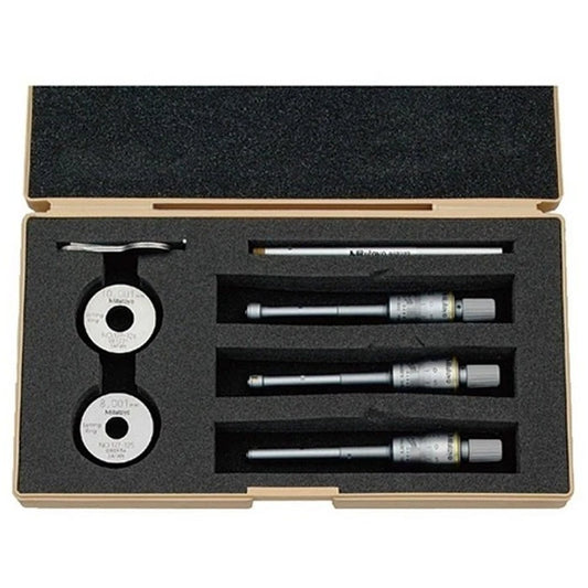 Mitutoyo 368-911 Holtest Micrometer Set 3-Point 6-12mm