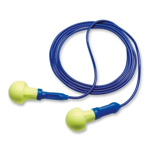 (100 Pair) 3M EAR Push-Ins EarPlugs Hearing Protection - Corded