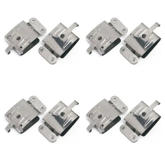 (4 Pair) Stainless Steel Film Clip Clamp Set For Film Dry Developing Processing
