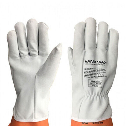 Hand-Max 208 Goatskin Leather Over Gloves Protective For Voltage Gloves