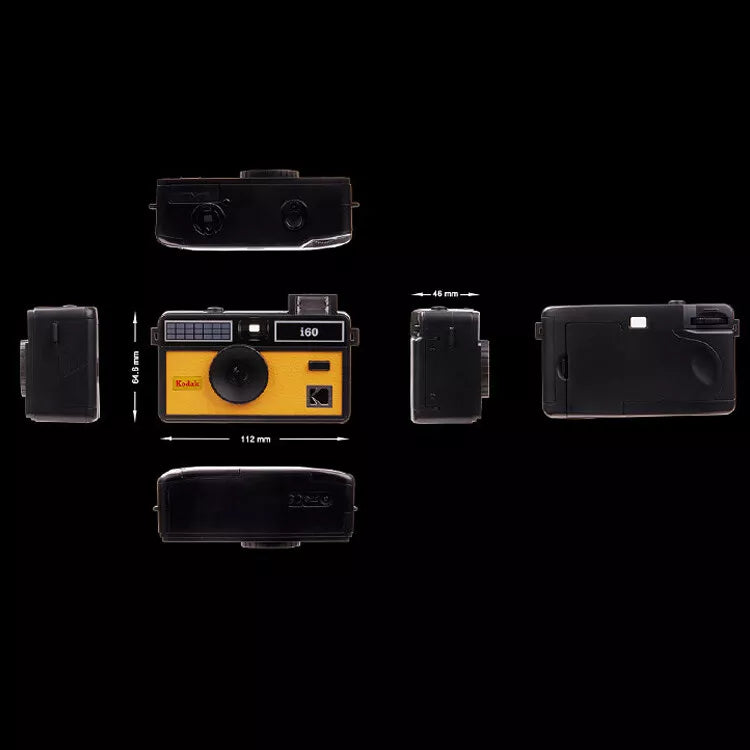 Kodak i60 Retro Classy Analog Film Camera Reusable Pop-Up Flash (Very Peri)