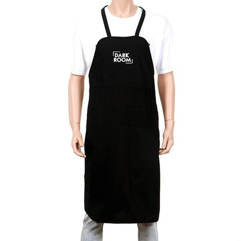 Black Darkroom Apron For Film Photo Developing Processing