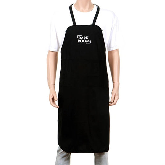 Black Darkroom Apron For Film Photo Developing Processing