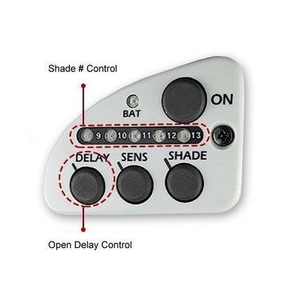 Servore ArcShield 1 Single Auto Shade Darkening Welding Protective Google