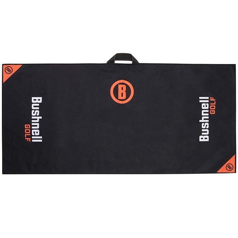 Bushnell Golf Player Towel 35 x 16 Inch (Black)