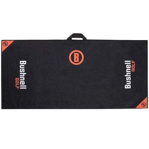Bushnell Golf Player Towel 35 x 16 Inch (Black)