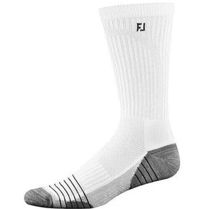 FootJoy FJ TechSof Tour Proven Crew Men's Socks Maximum Golf Comfort (White)