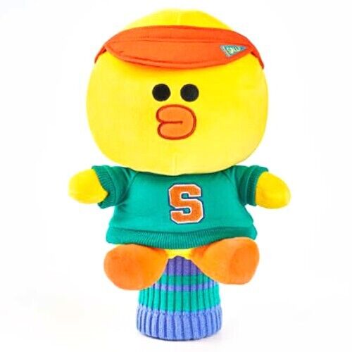 Line Friends Golf Driver Head Cover Cute Doll Varsity Headcover (Sally Duck)