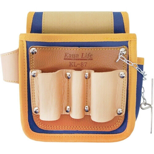 Kaya KL-87 Tool Holsters Top Grain Buckle Driver Leather Craft Multi Pouch (S)