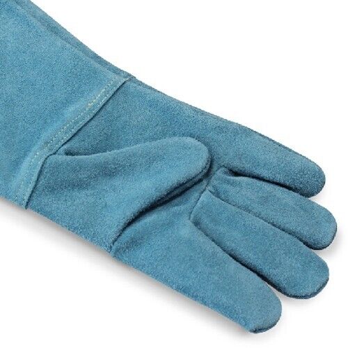 Kamelo 905-L Leather Welding Camping Gloves Heat Resistant TIG Arc Furnace (Blue)