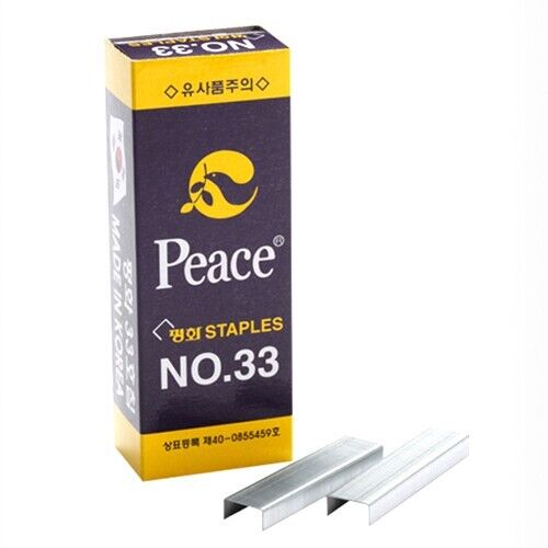 3 Packs x 5000 Peace Office Staples Standard Fit 26/6mm for Desktop Staplers