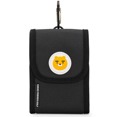 Kakao Friends Golf Rangefinder Distance Meter Measuring Case Pouch - Ryan Black