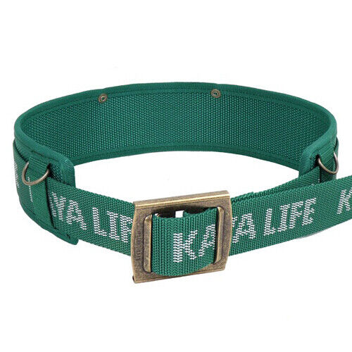 Kaya KL-106 Waist Working Tool Buckle Adjustable Webbing Belt Wide Hard Type (Green)