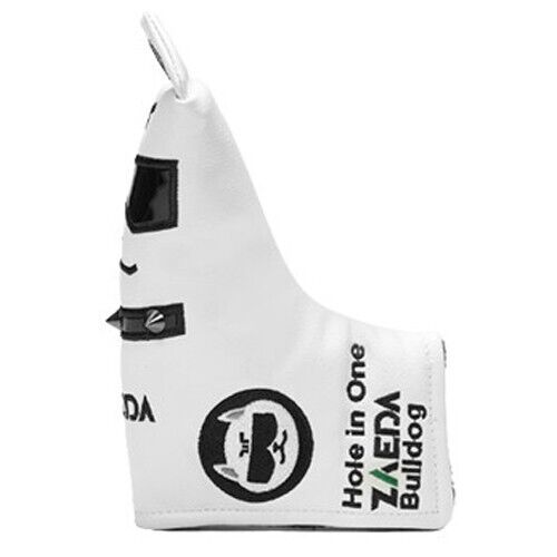 French Bulldog Dog Blade Putter Head Cover Golf Club Headcover White